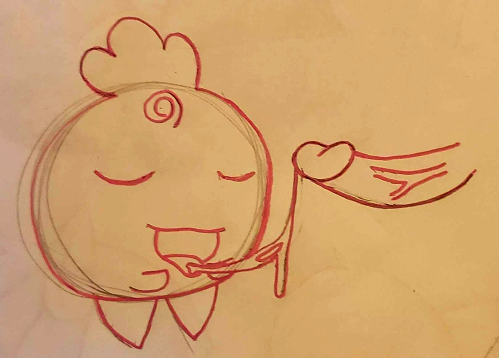 Igglybuff with it's eyes closed, semen dripping from it's open mouth. There is a humanoid penis next to Igglybuff and it is the source.